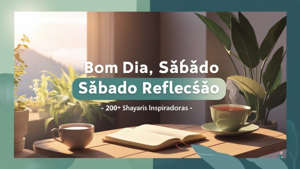 Bom Dia Sábado Reflexão