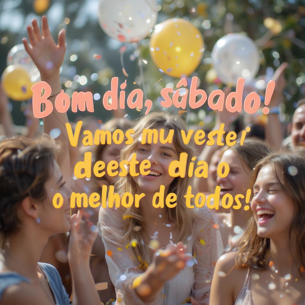 Bom Dia Sábado Feliz